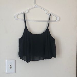 Black Crop Top
